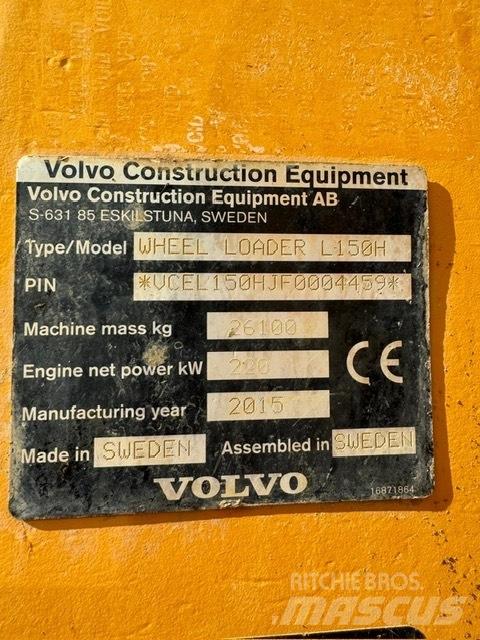 Volvo L 150 H Læssemaskiner på hjul