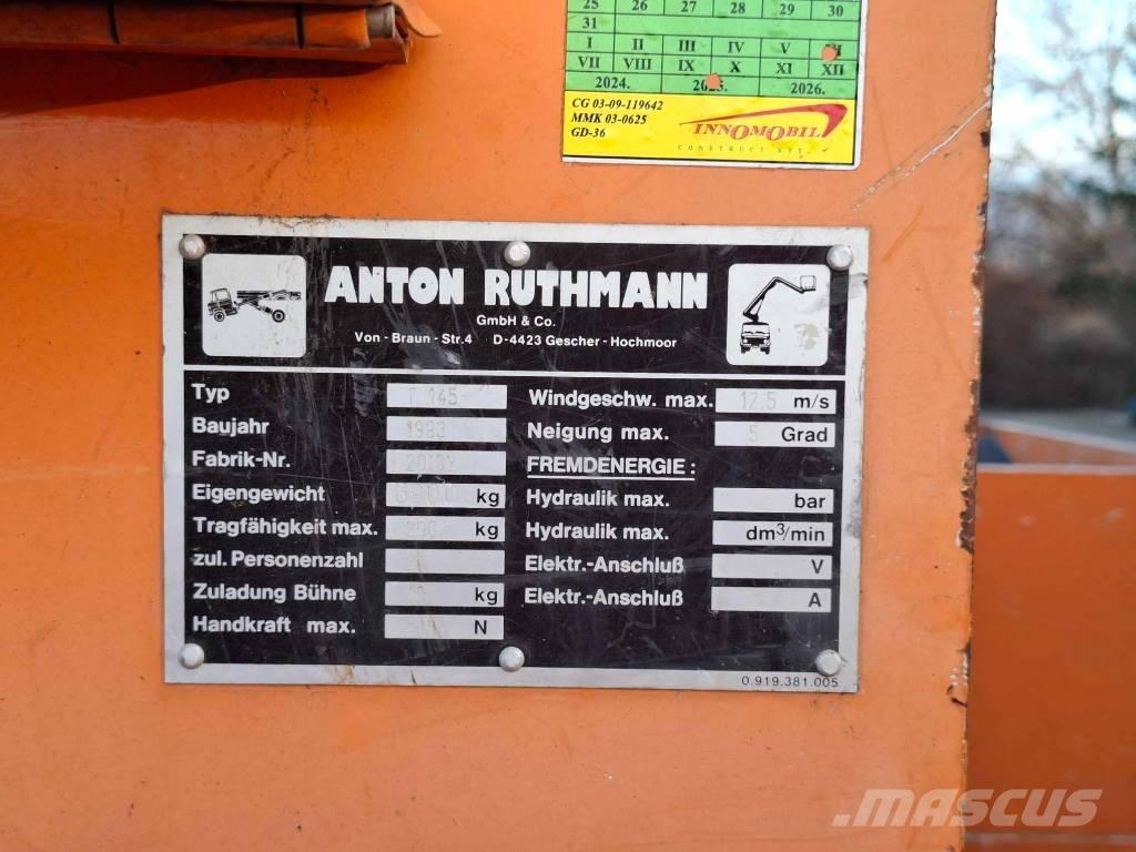 Mercedes-Benz 814 Lastbil med kran