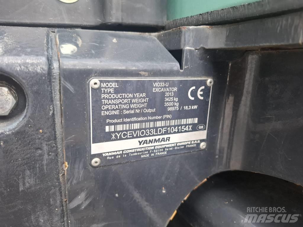 Yanmar Vio 33 U Minigravemaskiner