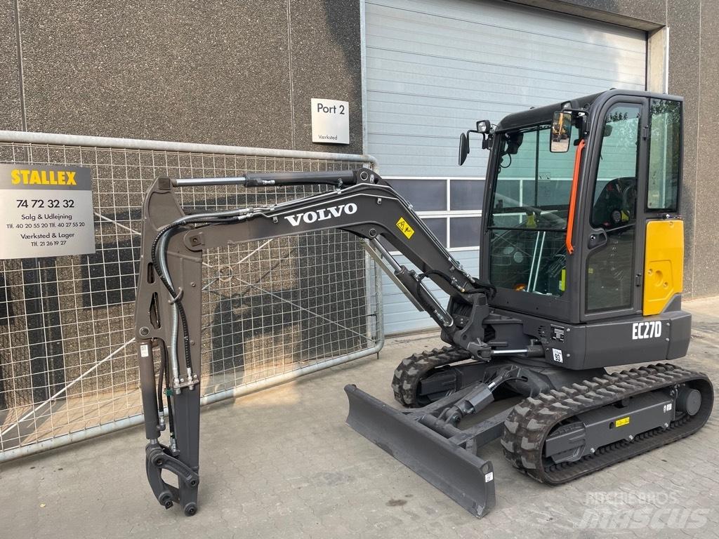 Volvo EC27D Minigravemaskiner