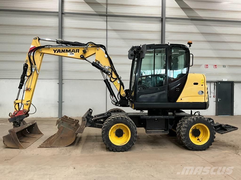 Yanmar B 75 W Gravemaskiner på hjul