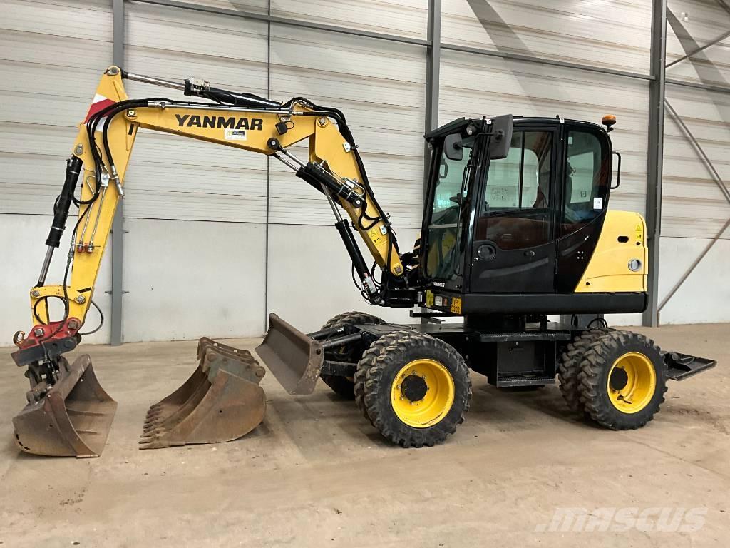 Yanmar B 75 W Gravemaskiner på hjul