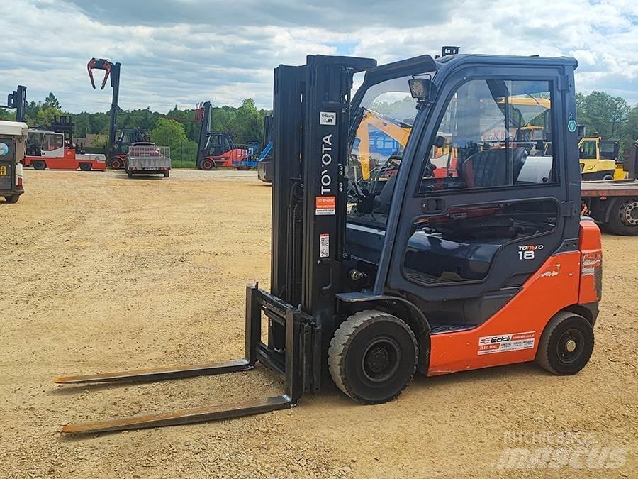 Toyota 02-8FGF18 LPG gaffeltrucks