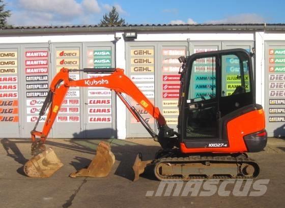 Kubota KX027-4 Minigravemaskiner