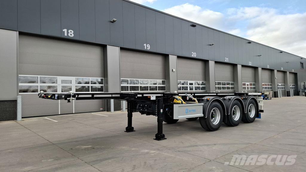 D-tec CC-2030-3-F Semi-trailer med containerramme