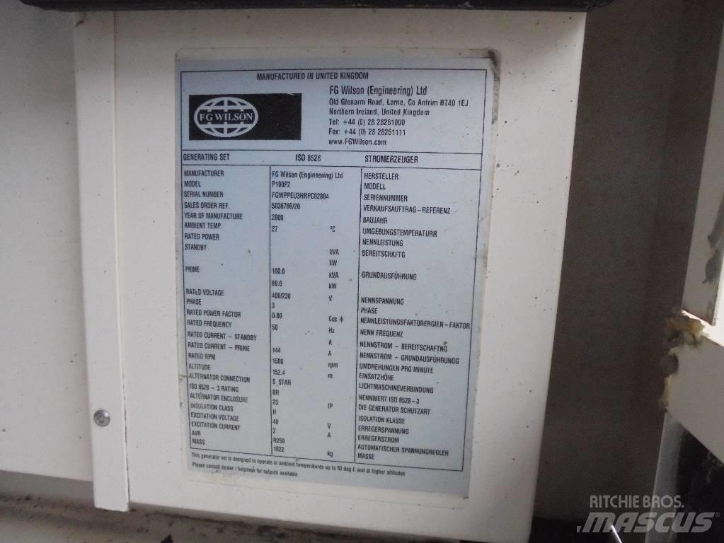 Wilson P100 P2 Dieselgeneratorer