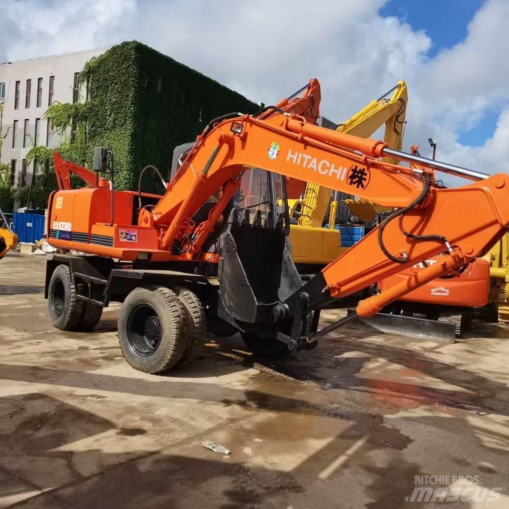 Hitachi EX 100 W D Gravemaskiner på hjul