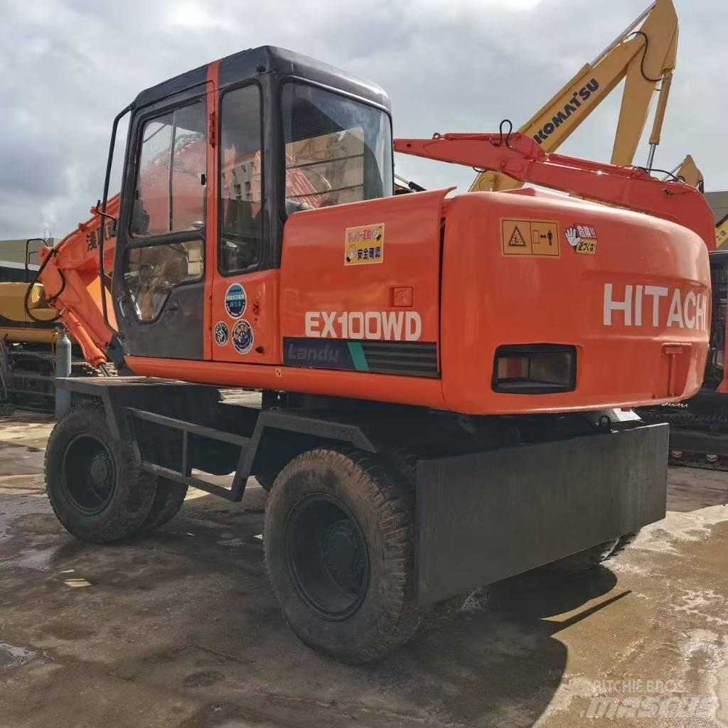 Hitachi EX 100 W D Gravemaskiner på hjul