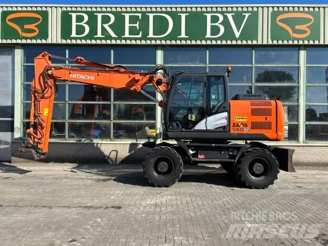 Hitachi ZX 140 W-5B Gravemaskiner på hjul