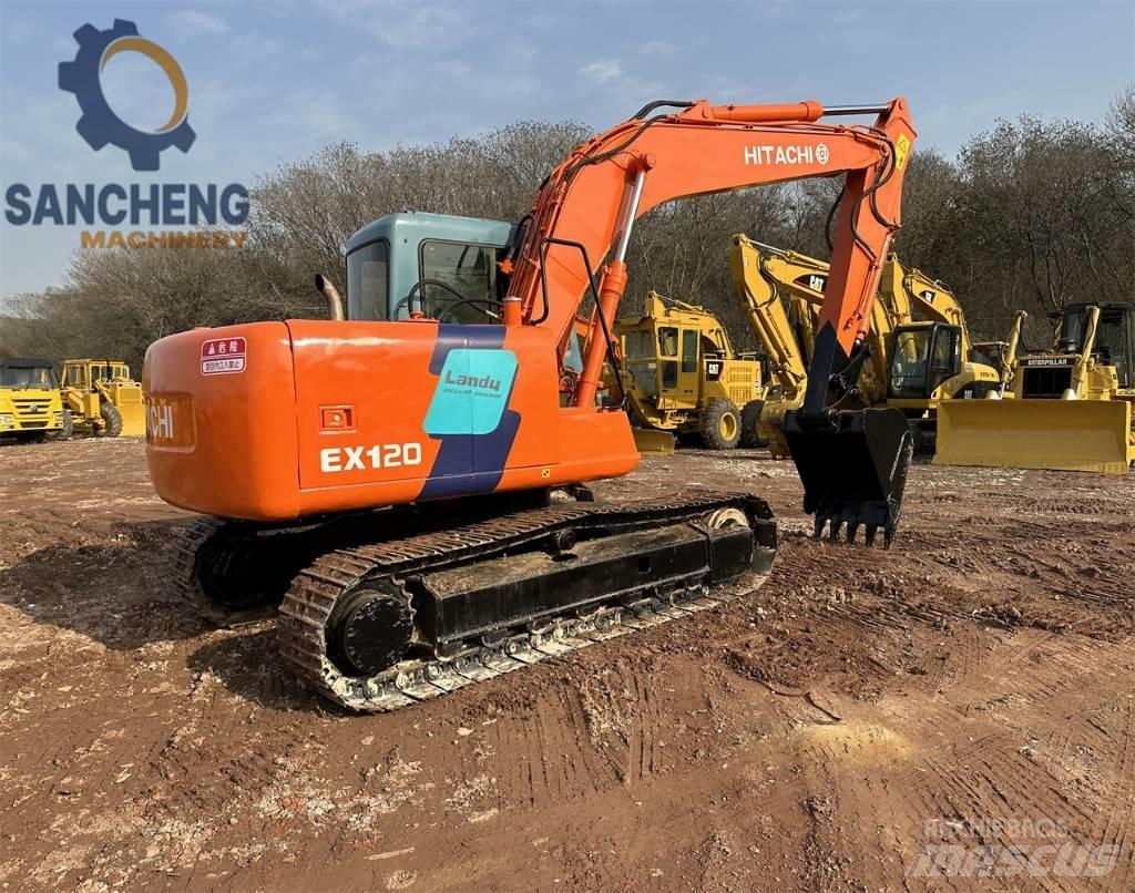 Hitachi EX 120 Gravemaskiner på larvebånd