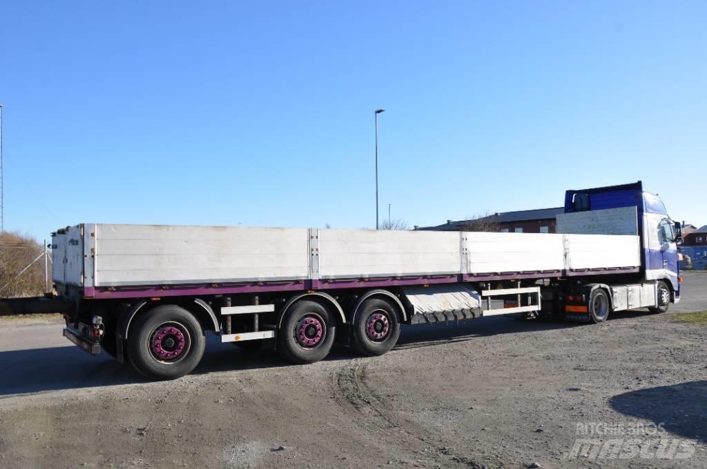 HRD NTS Semi-trailer med lad/flatbed