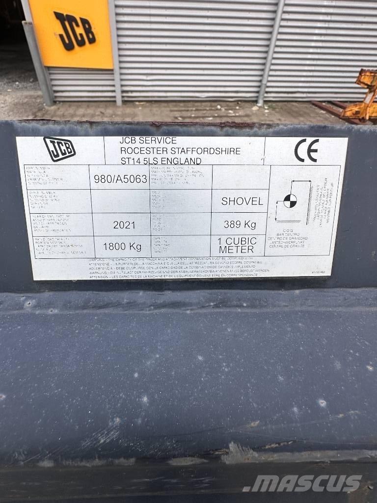 JCB Læsseskovl - 226cm Skovle