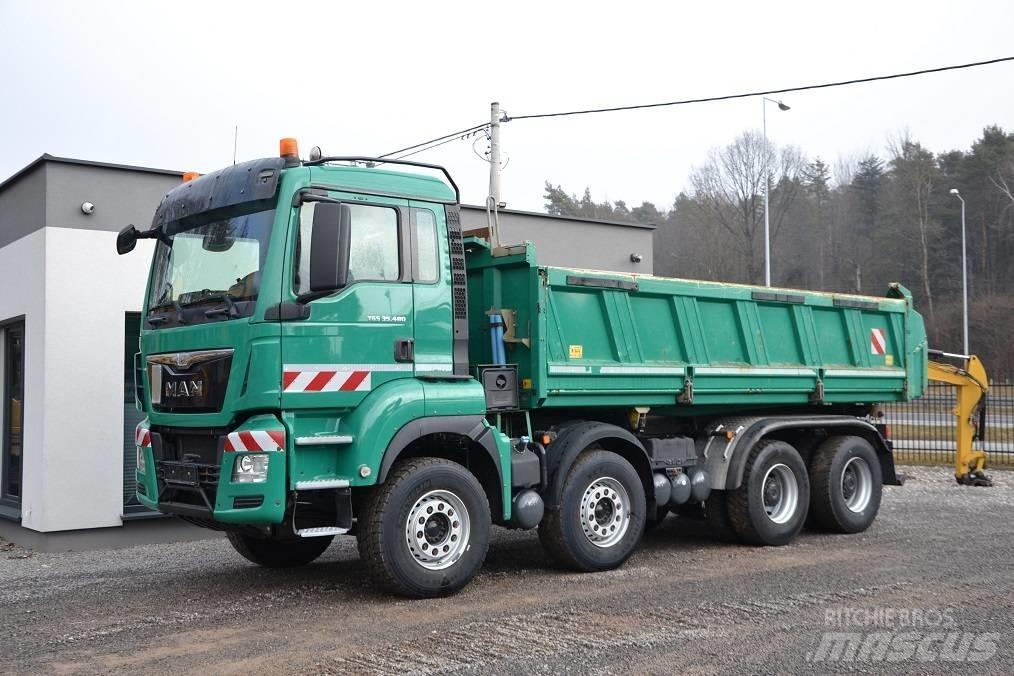 MAN TGS 35 480 Lastbiler med tip