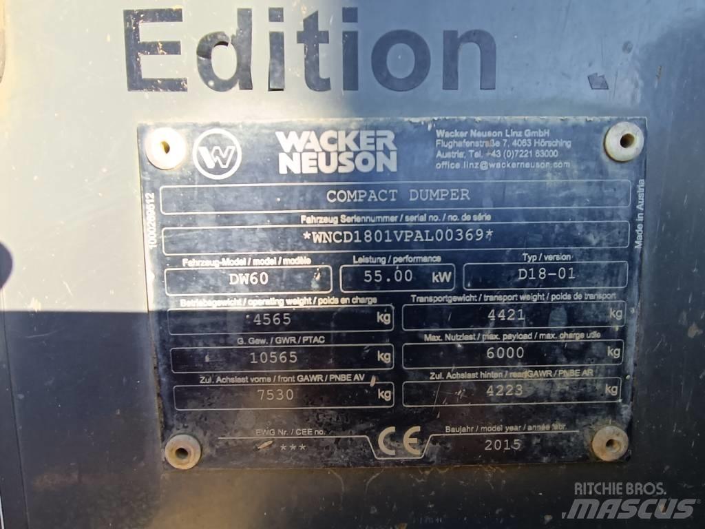 Wacker Neuson DW 60 Dumpere