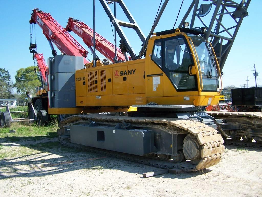 Sany SCC 8100 Kraner på larvebånd