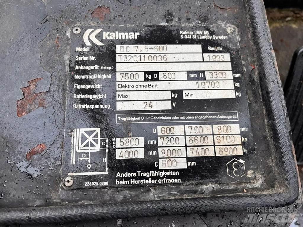Kalmar DC7,5- 600 LPG gaffeltrucks