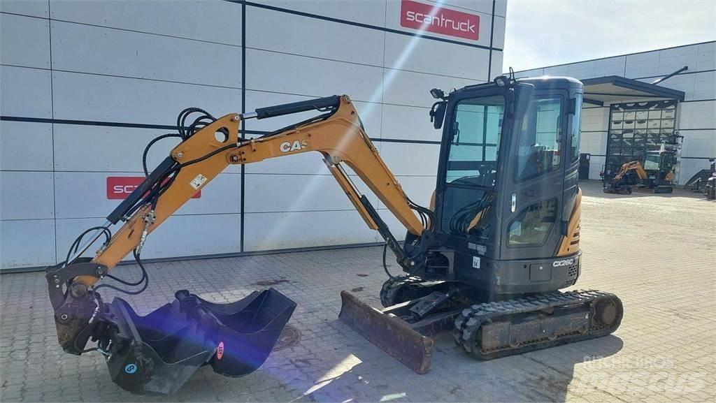 CASE CX26C Gravemaskiner på hjul