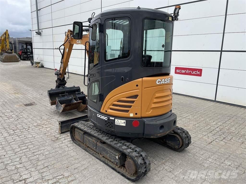 CASE CX26C Gravemaskiner på hjul