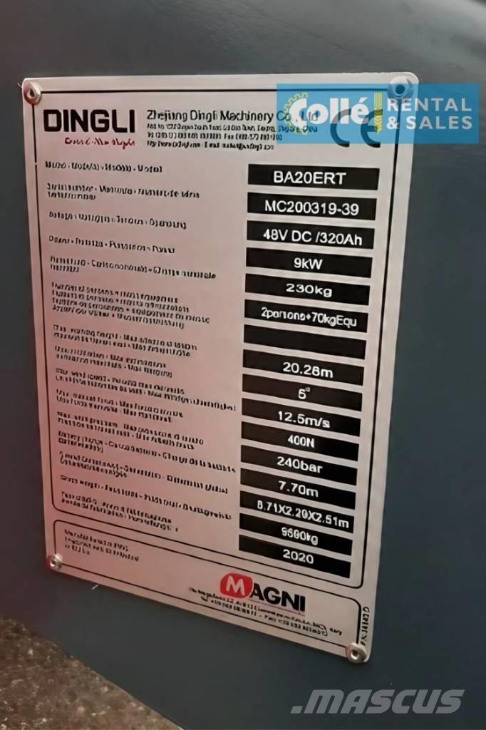 Magni BA20ERT | 2020 Bomlifte med knækarm