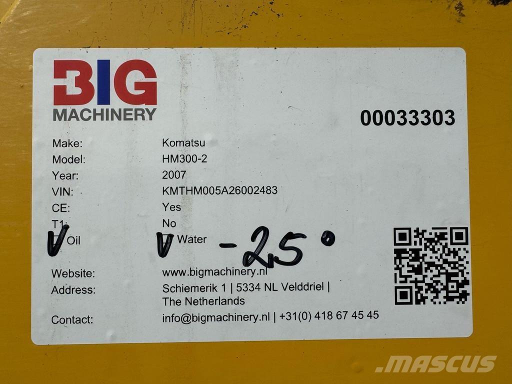 Komatsu HM300-2 Terrængående lastbiler