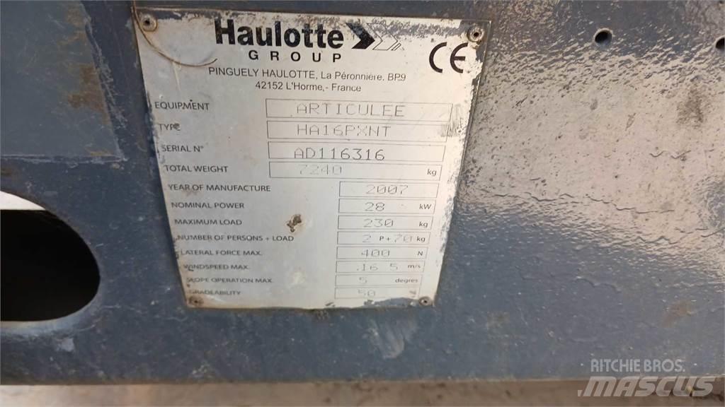 Haulotte HA16PX Bomlifte med knækarm