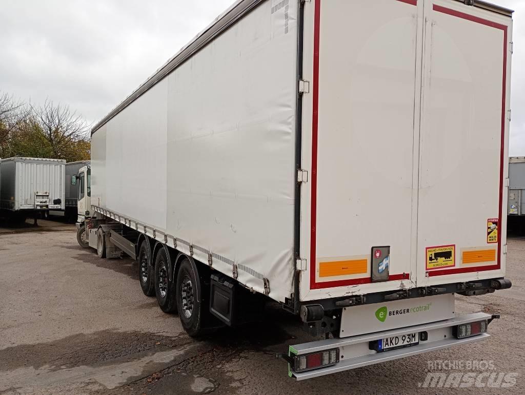 Berger GARDIN Semi-trailer med Gardinsider