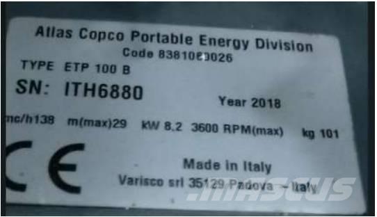 Atlas Copco ETP 100B Vandpumper