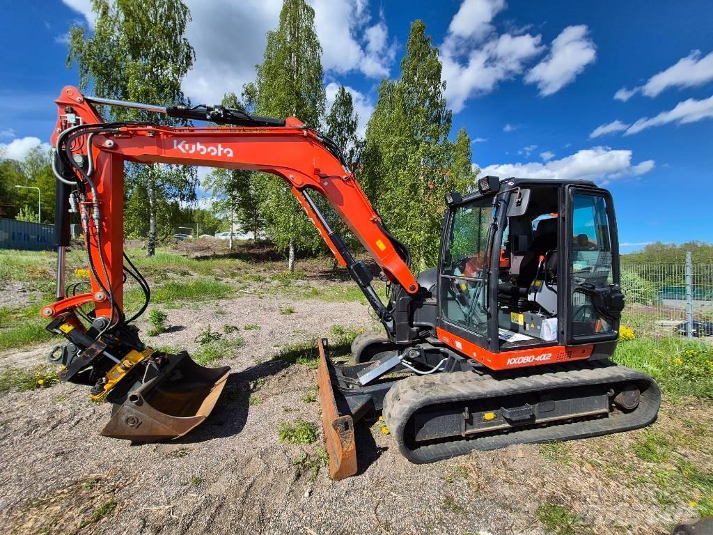Kubota KX 080-4 Midi-gravemaskiner 7t - 12t