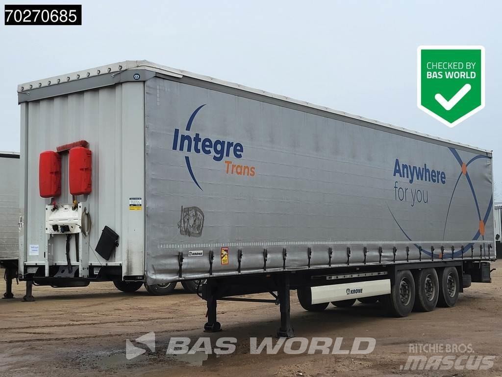 Krone SD 3 axles Semi-trailer med Gardinsider