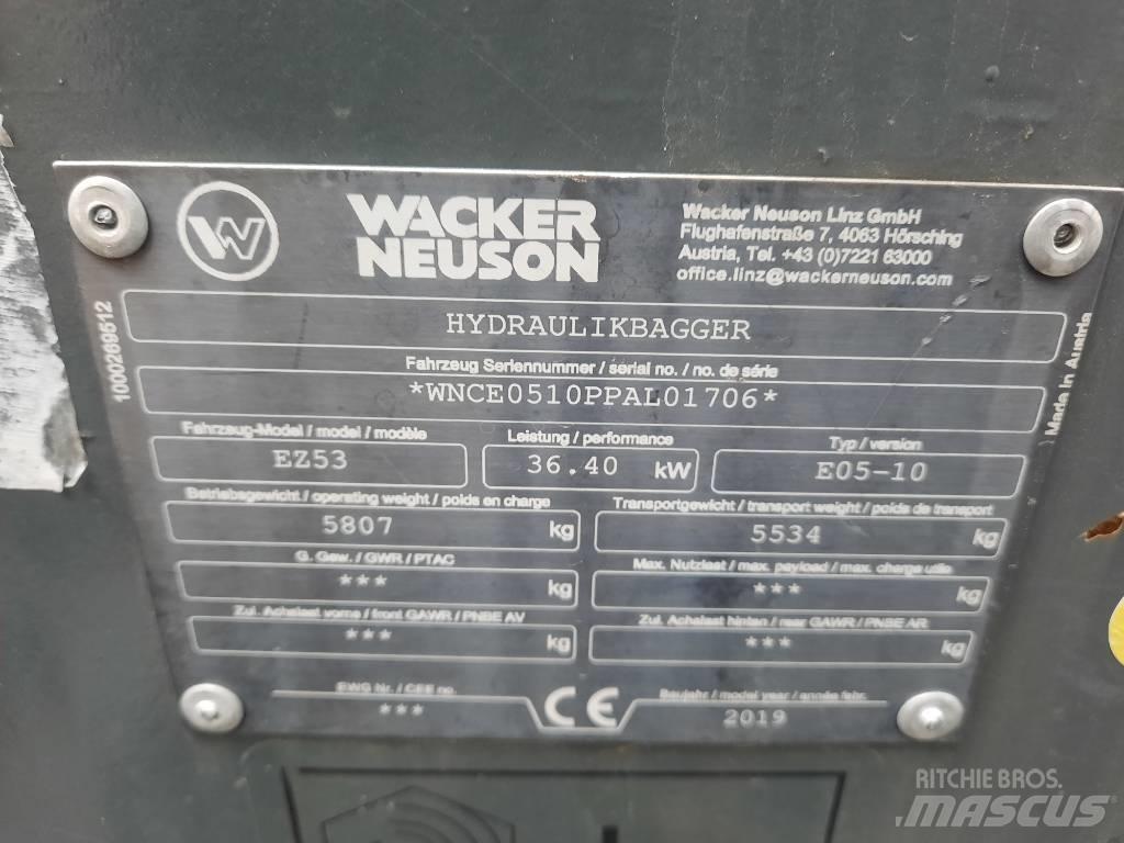 Wacker Neuson EZ 53 Minigravemaskiner