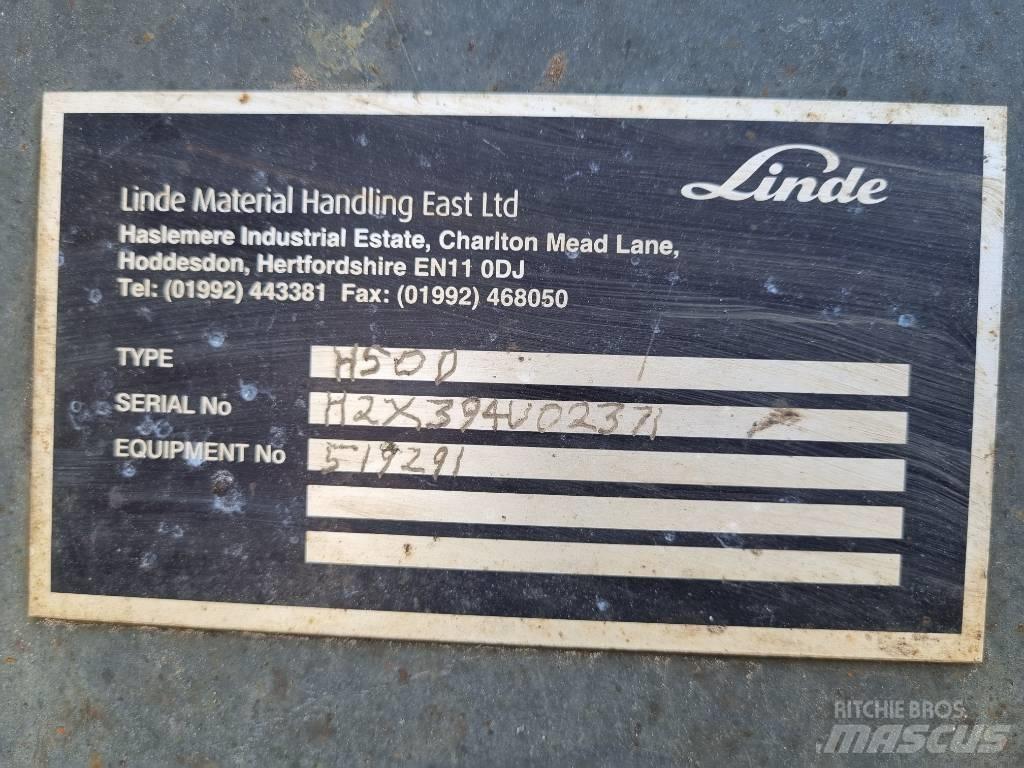 Linde H 50 D Diesel gaffeltrucks