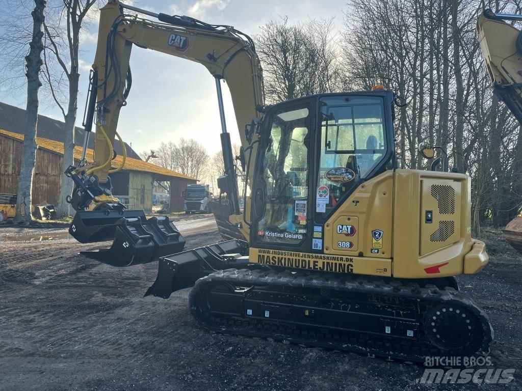 CAT 308 Midi-gravemaskiner 7t - 12t