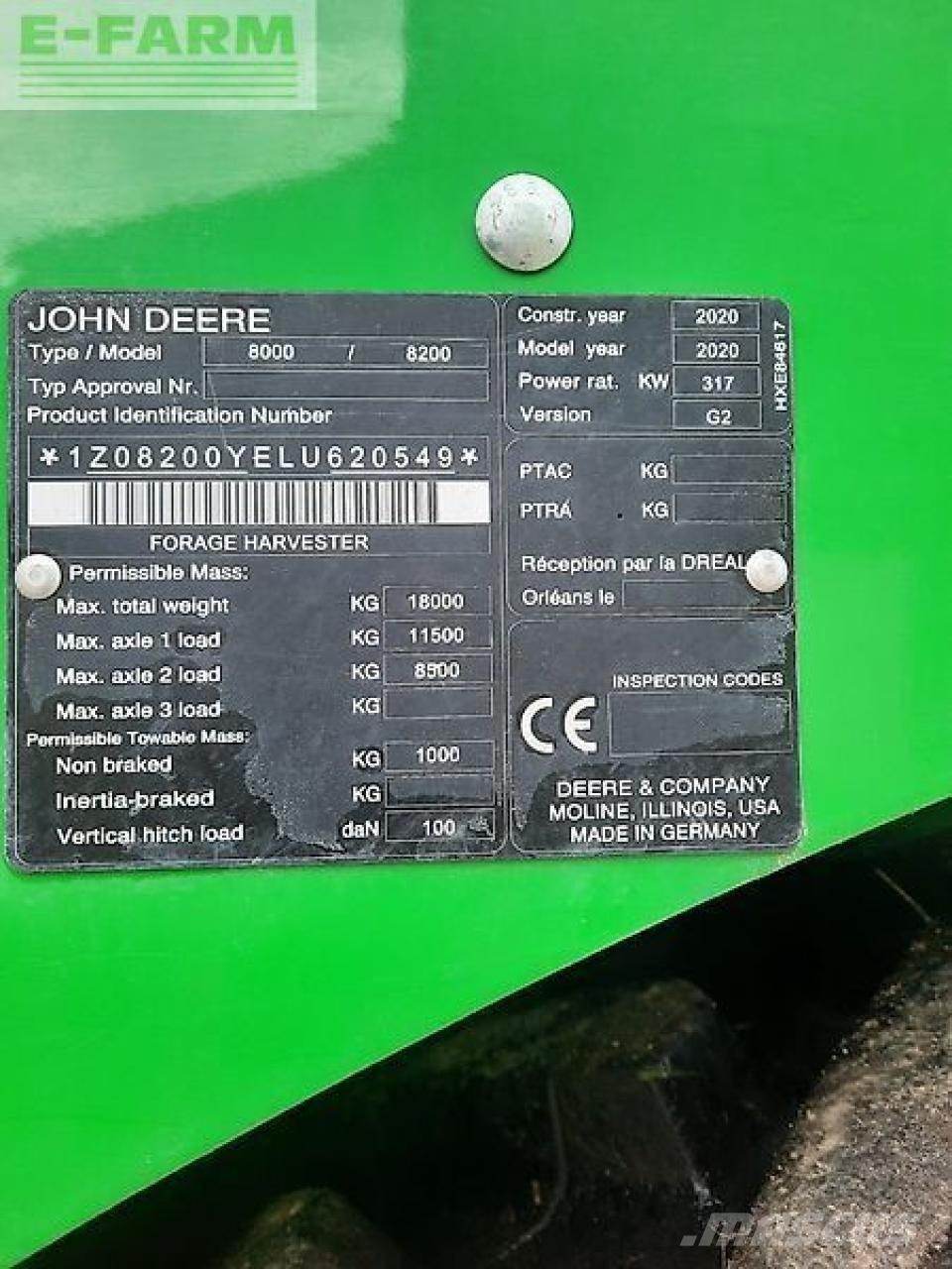 John Deere 8200i Finsnittere