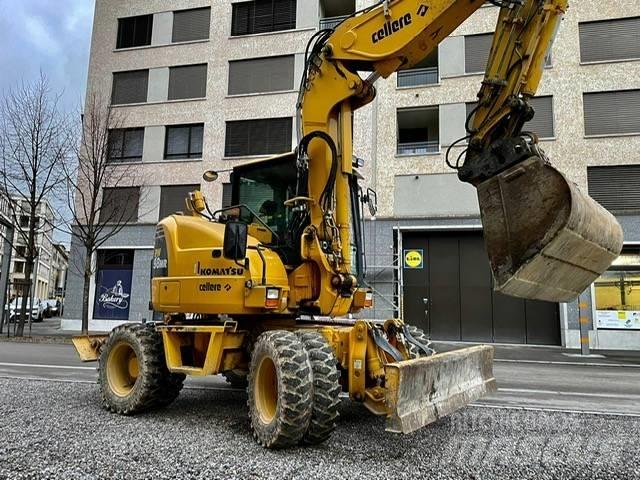 Komatsu PW 98 MR Gravemaskiner på hjul