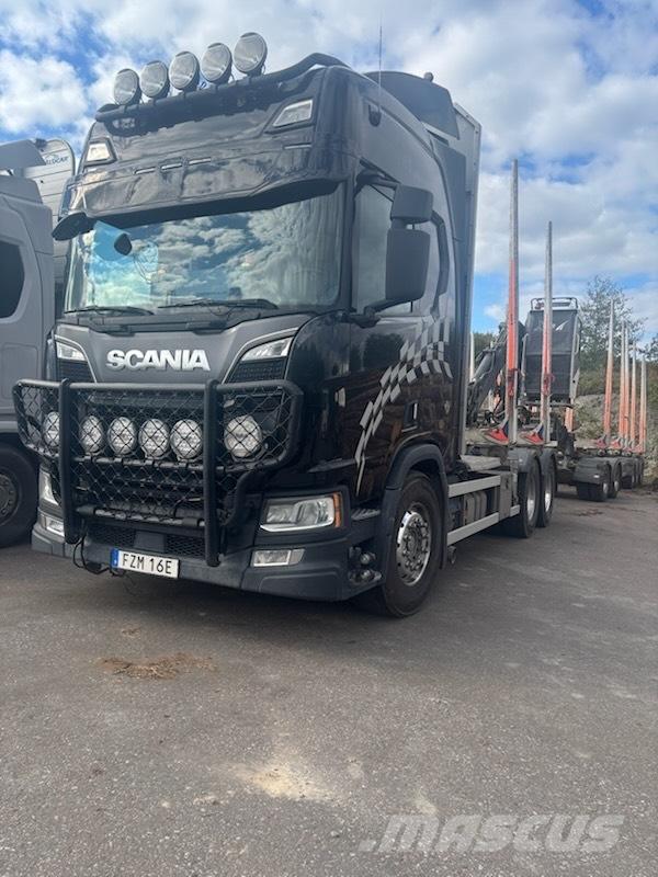 Scania R650B6X4NB Tømmertransport