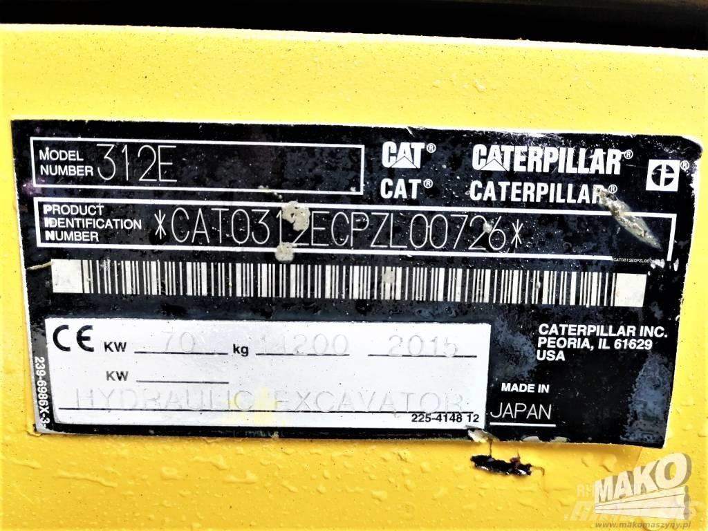 CAT 312 E Gravemaskiner på larvebånd
