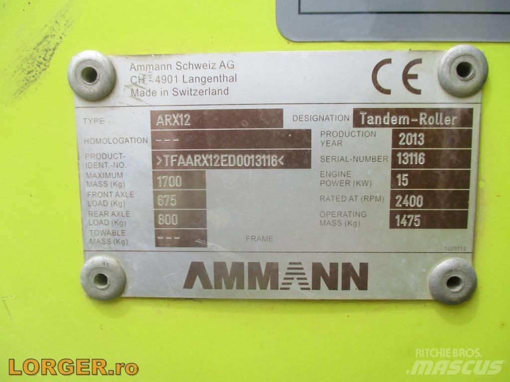 Ammann ARX 12 Tvilling tromle