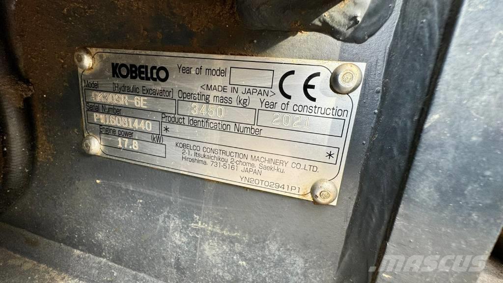 Kobelco SK 30 SR-6E Minigravemaskiner