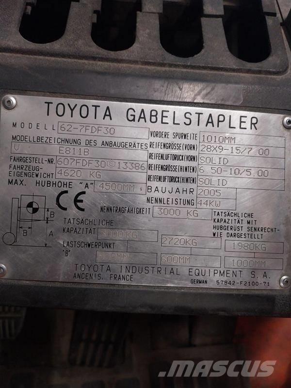 Toyota 62-7FDF30 Gaffeltrucks - andre