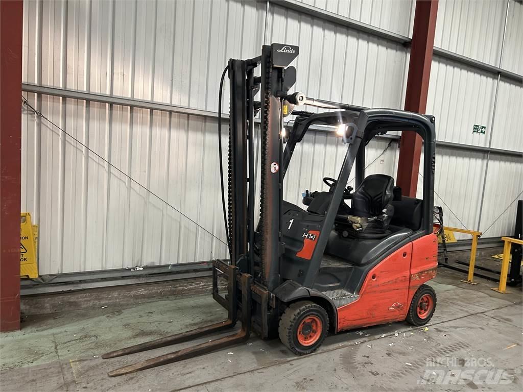 Linde H14T-01 LPG gaffeltrucks