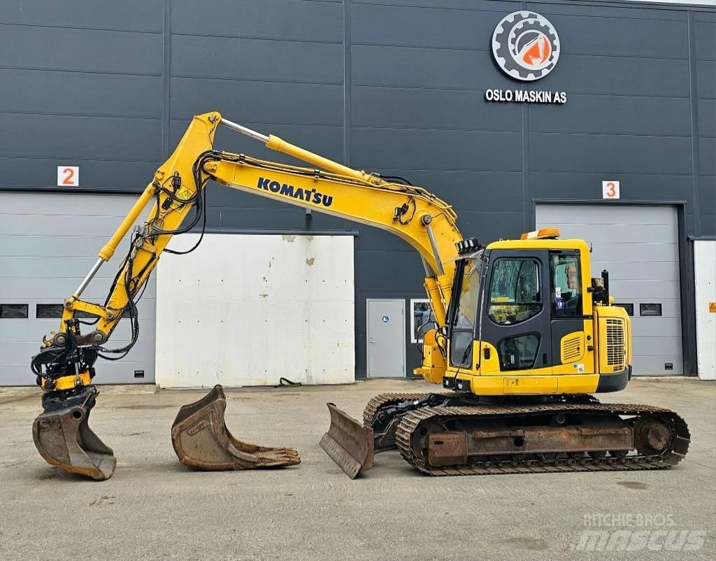 Komatsu PC 138 Midi-gravemaskiner 7t - 12t