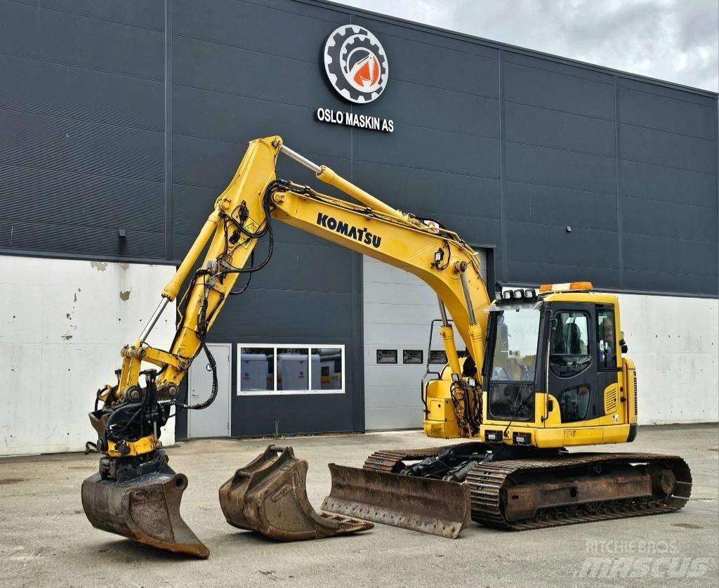 Komatsu PC 138 Midi-gravemaskiner 7t - 12t
