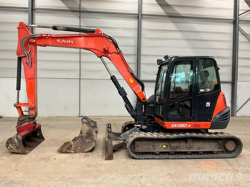 Kubota KX 080-4 Midi-gravemaskiner 7t - 12t