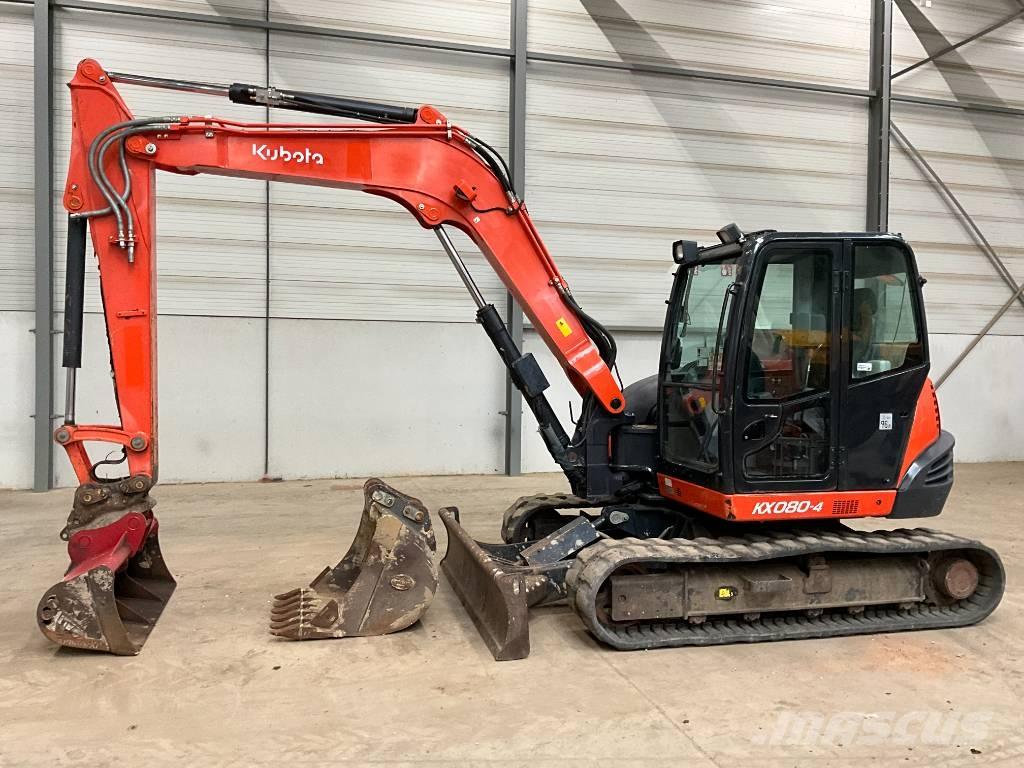 Kubota KX 080-4 Midi-gravemaskiner 7t - 12t