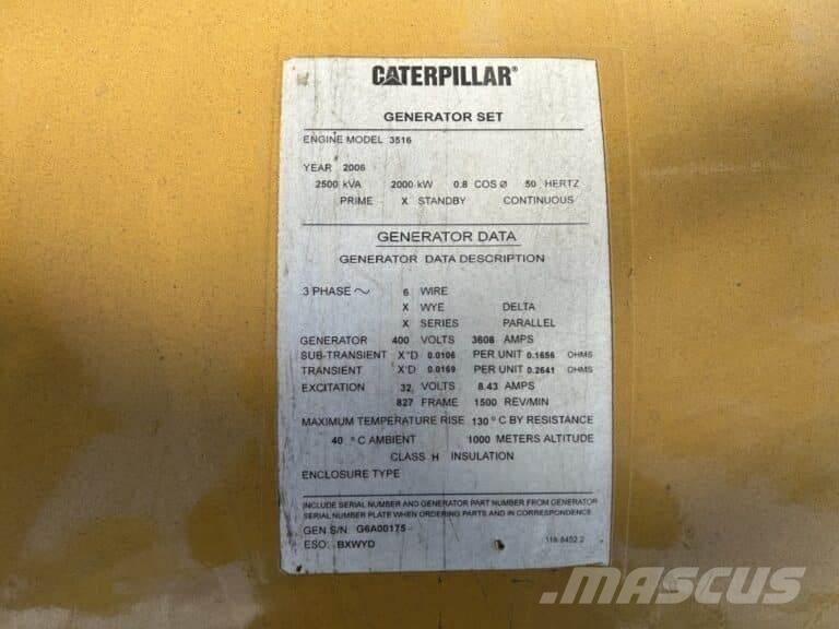 CAT SR4 - 827 frame Andre generatorer