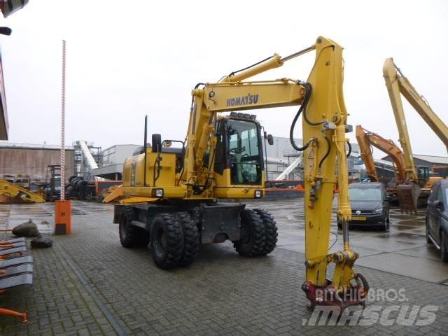 Komatsu PW 140-7 Gravemaskiner på hjul