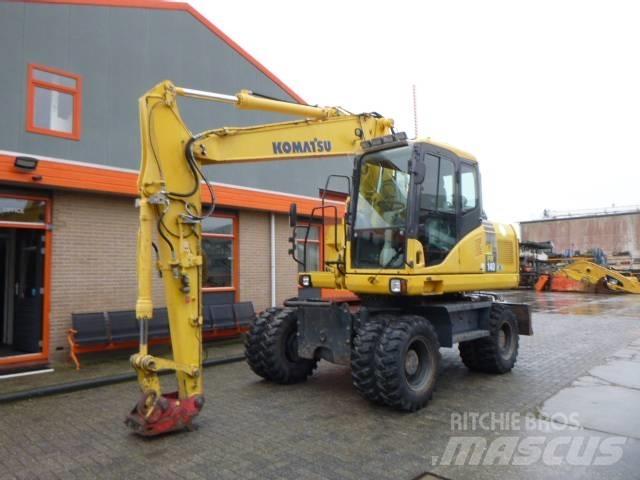 Komatsu PW 140-7 Gravemaskiner på hjul