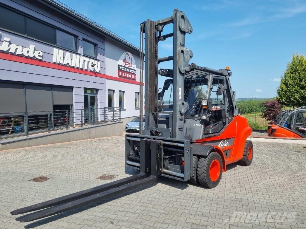 Linde H80T-01/900 LPG gaffeltrucks