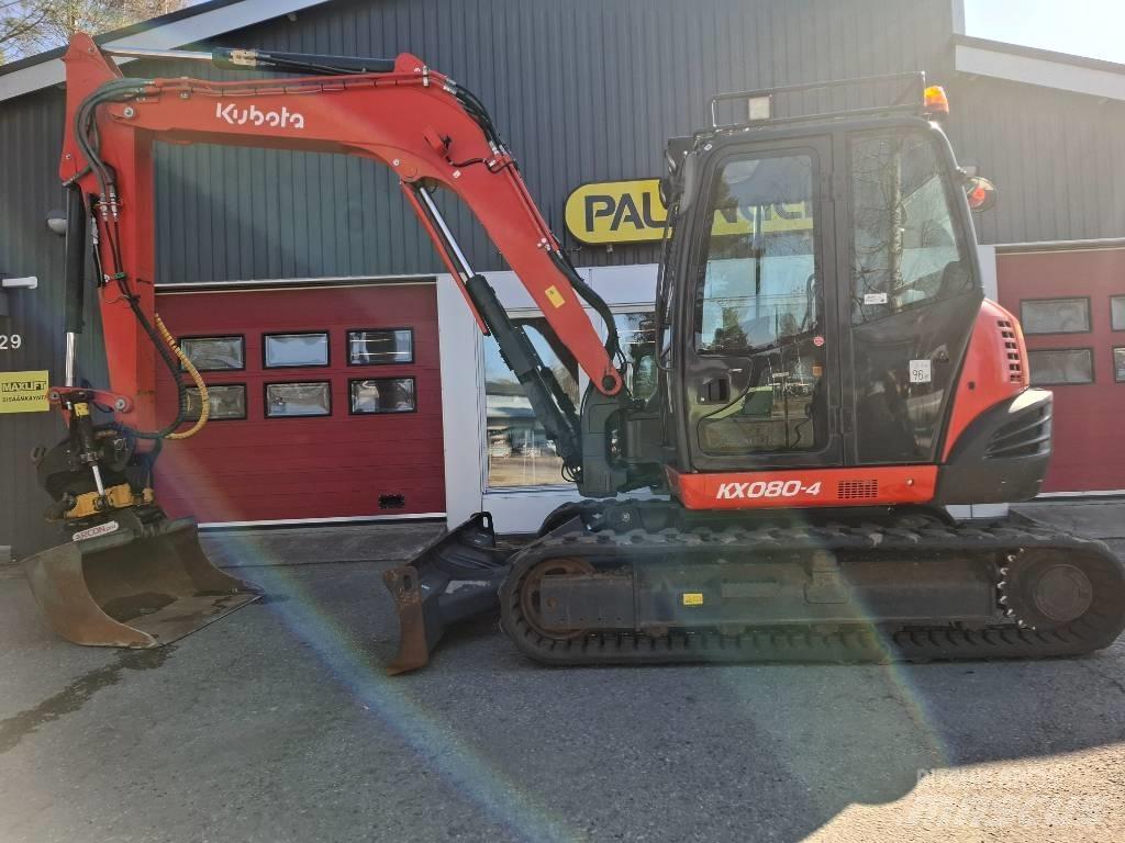 Kubota KX 080-4 Midi-gravemaskiner 7t - 12t