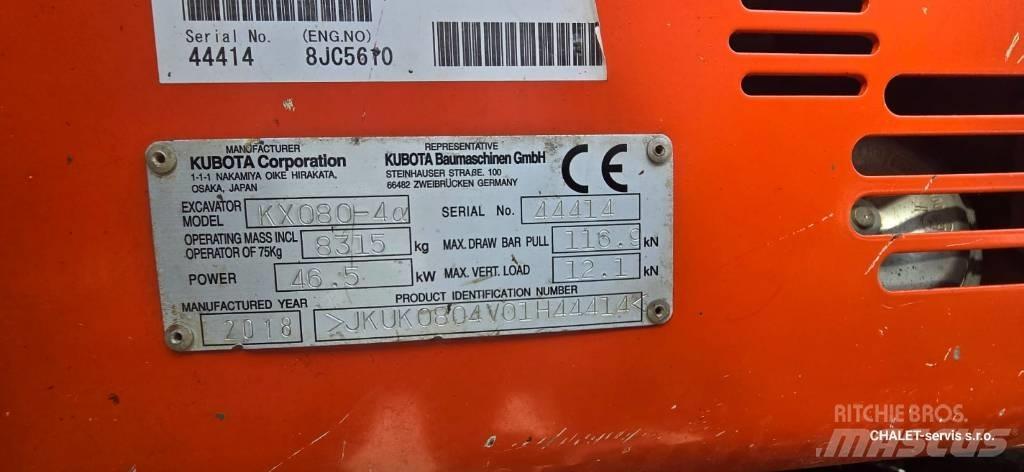 Kubota KX 80-4 Midi-gravemaskiner 7t - 12t